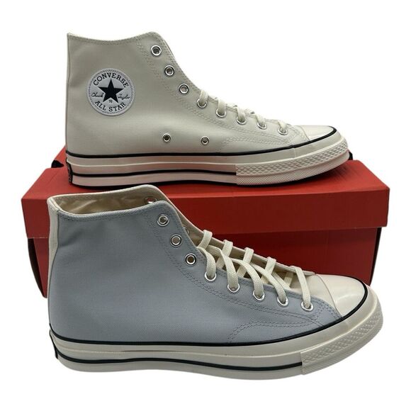 Converse Other - Converse‎ Chuck 70 Hi Shoes Men's Size 10.5 Ghosted White Blue Sneakers A04968C